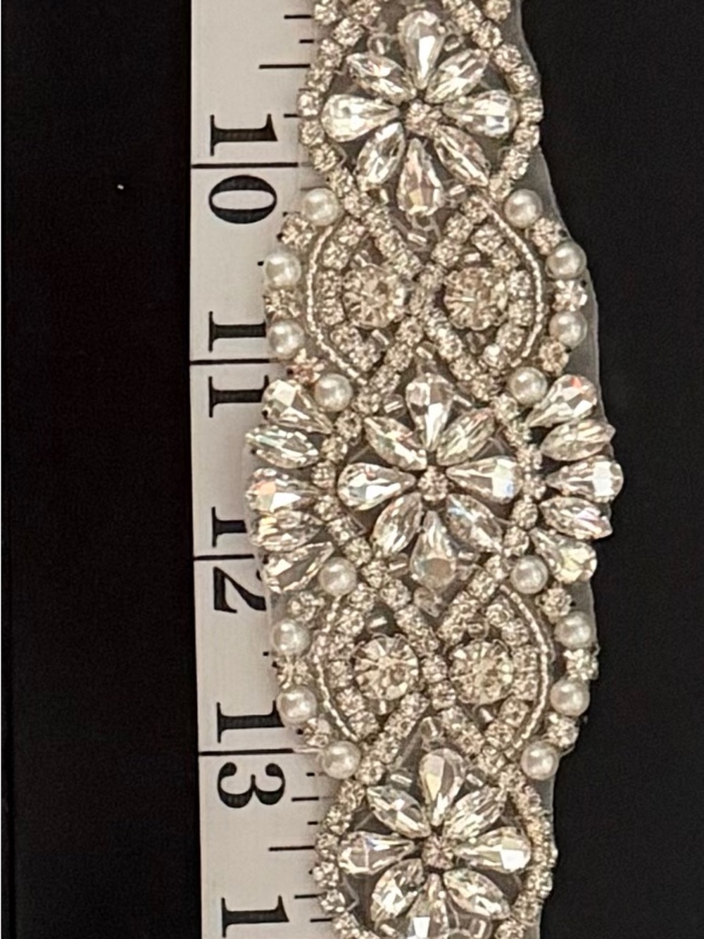 Elegant Pearl and rhinestone belt
